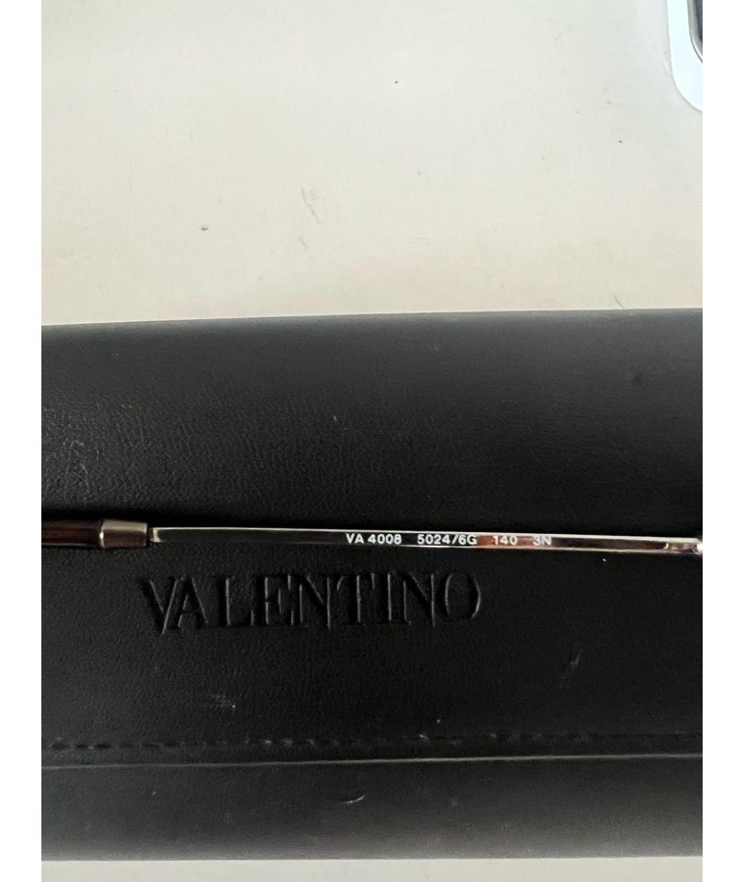 VALENTINO Серебряные металлические солнцезащитные очки, фото 6