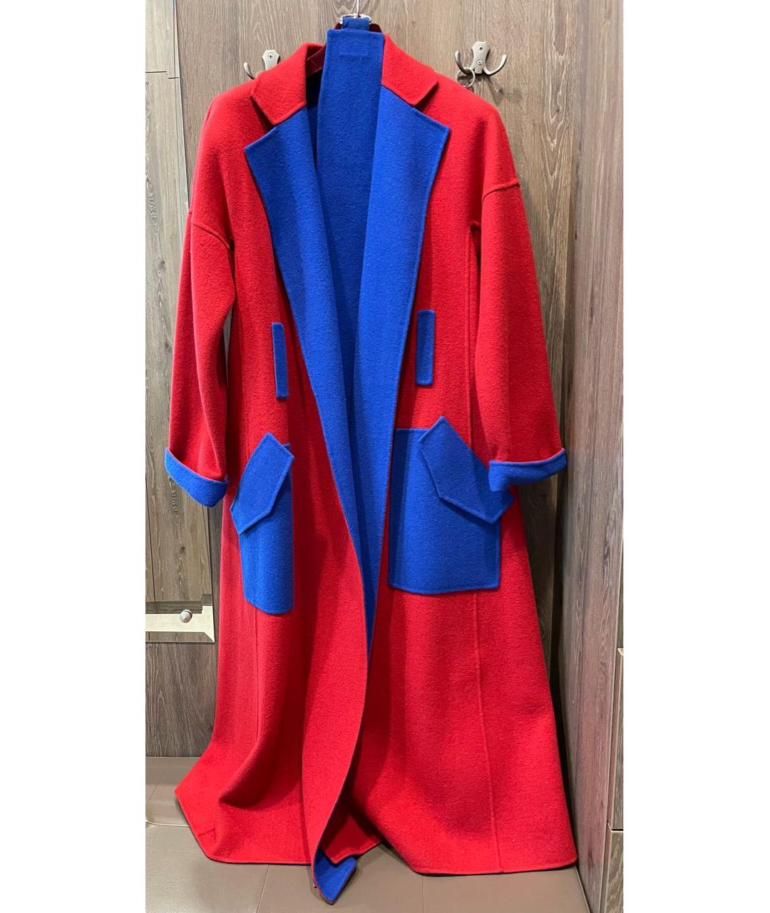 GIORGIO ARMANI Красное кашемировое пальто, фото 5