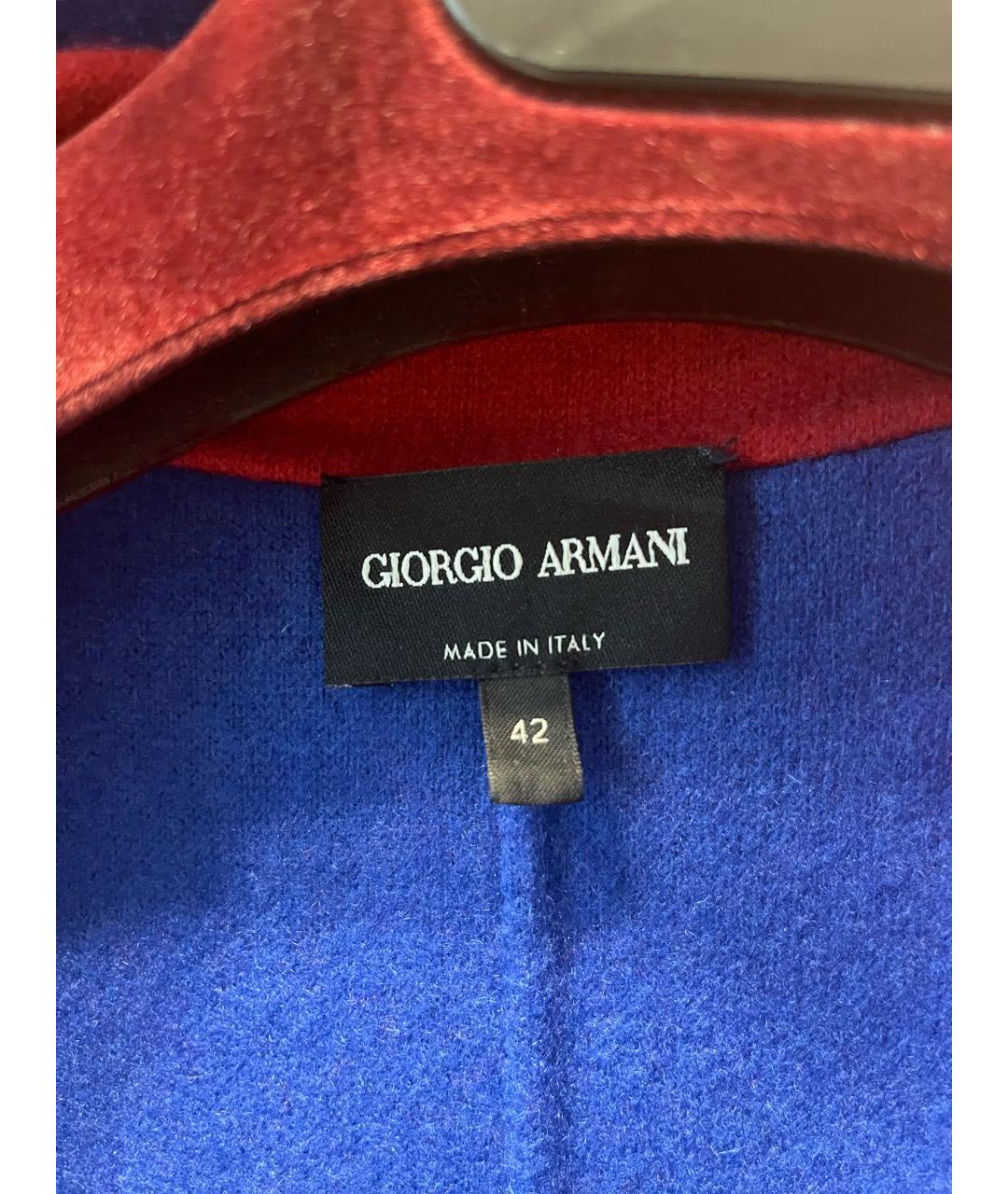GIORGIO ARMANI Красное кашемировое пальто, фото 3