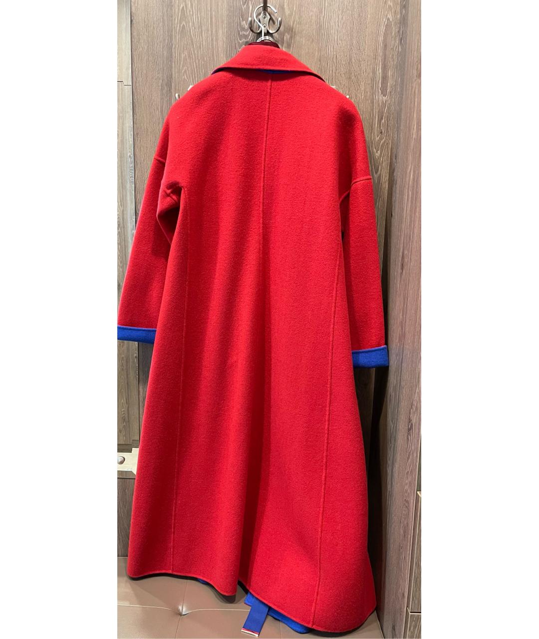 GIORGIO ARMANI Красное кашемировое пальто, фото 2