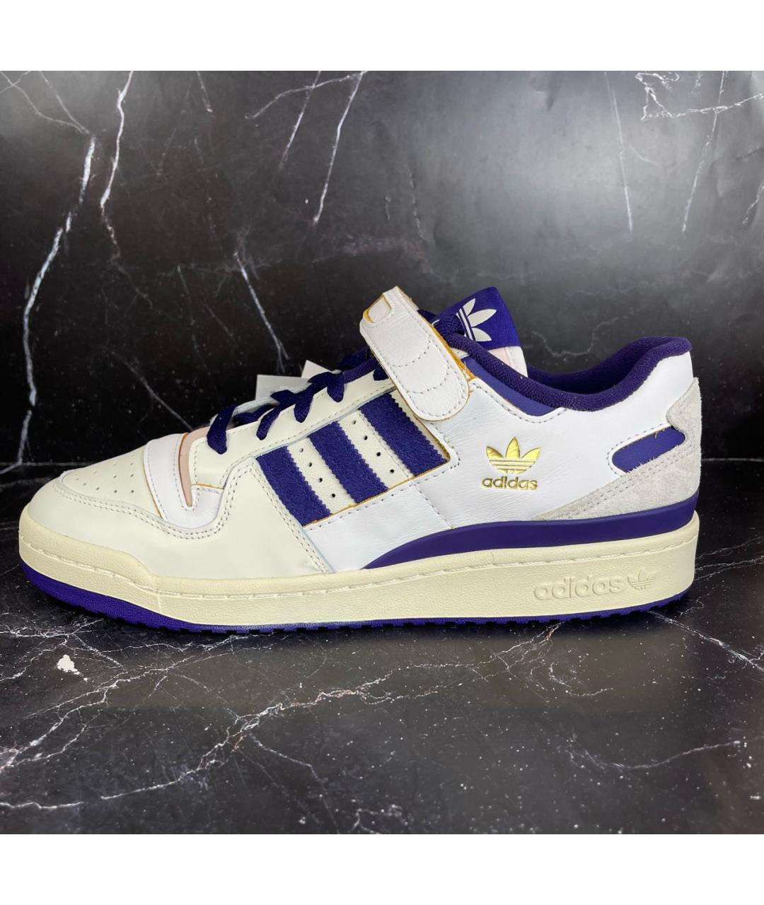 ADIDAS Бежевые кожаные низкие кроссовки / кеды, фото 5