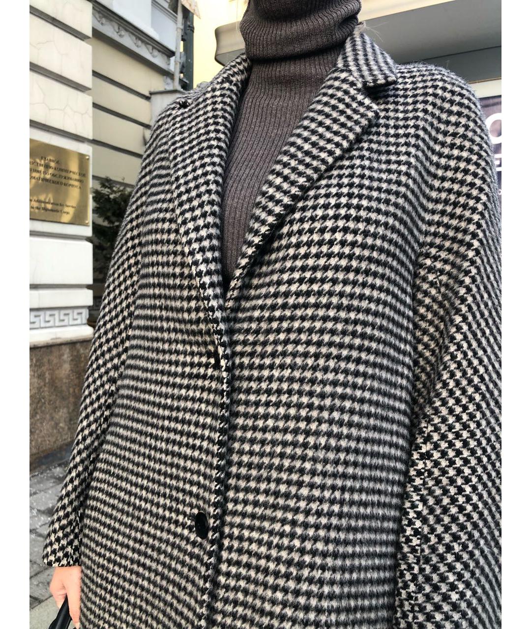 MAX MARA Серое шерстяное пальто, фото 5