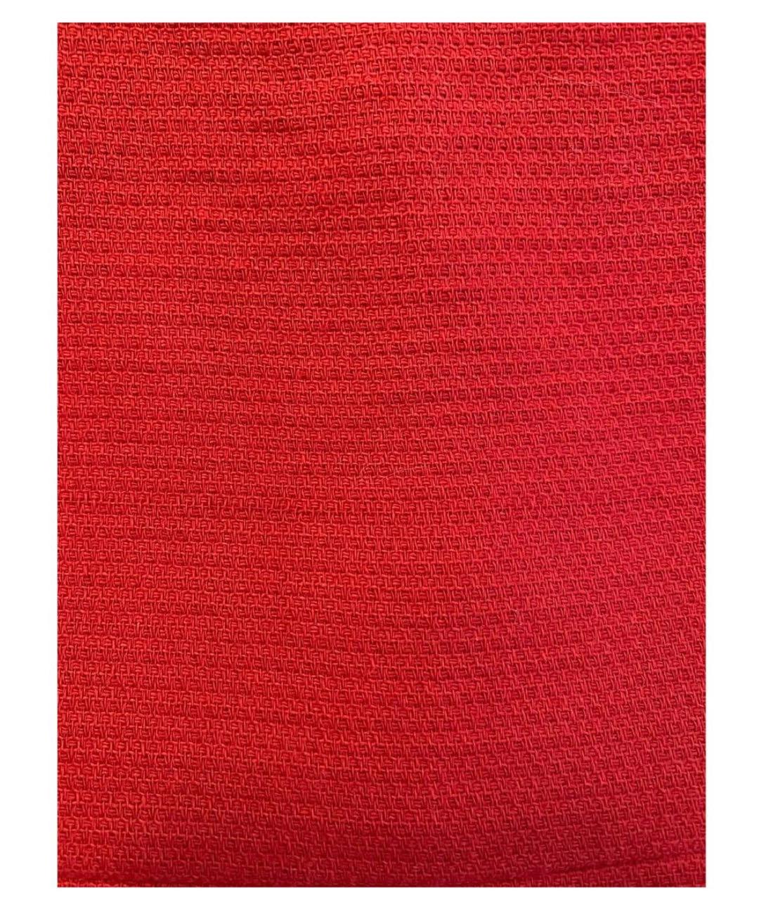 SANDRO Красная шерстяная юбка мини, фото 4