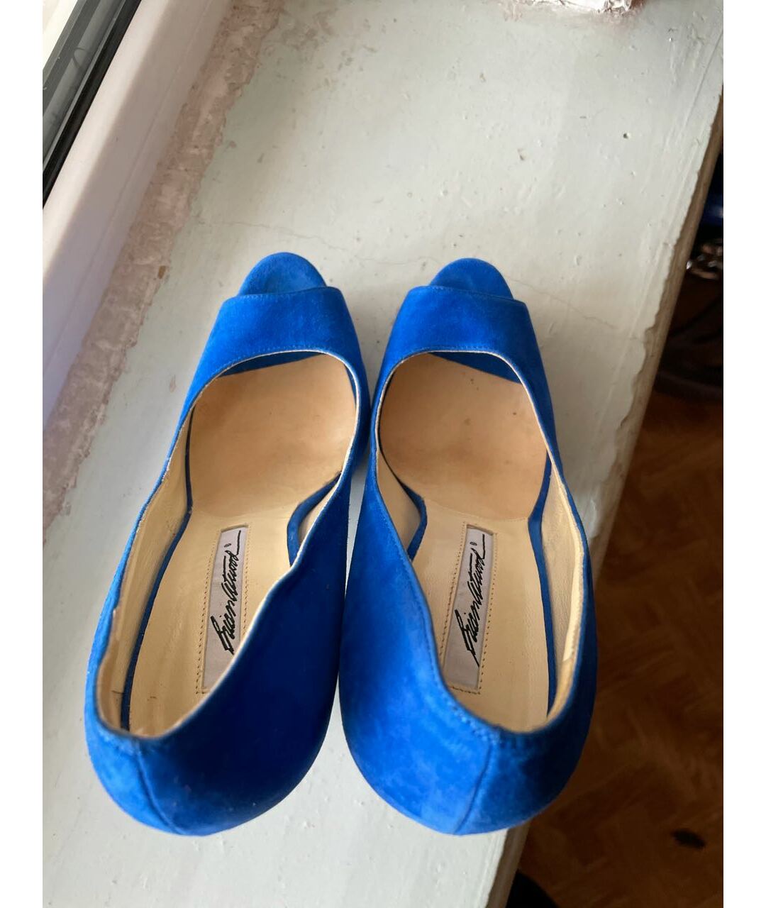 BRIAN ATWOOD Синие замшевые туфли, фото 3