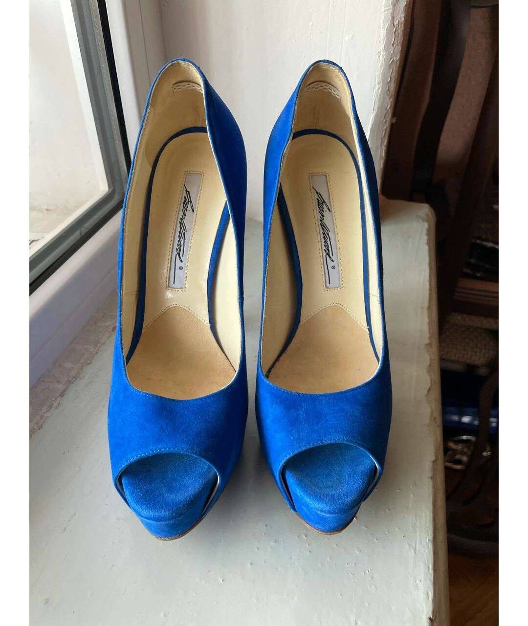 BRIAN ATWOOD Синие замшевые туфли, фото 2