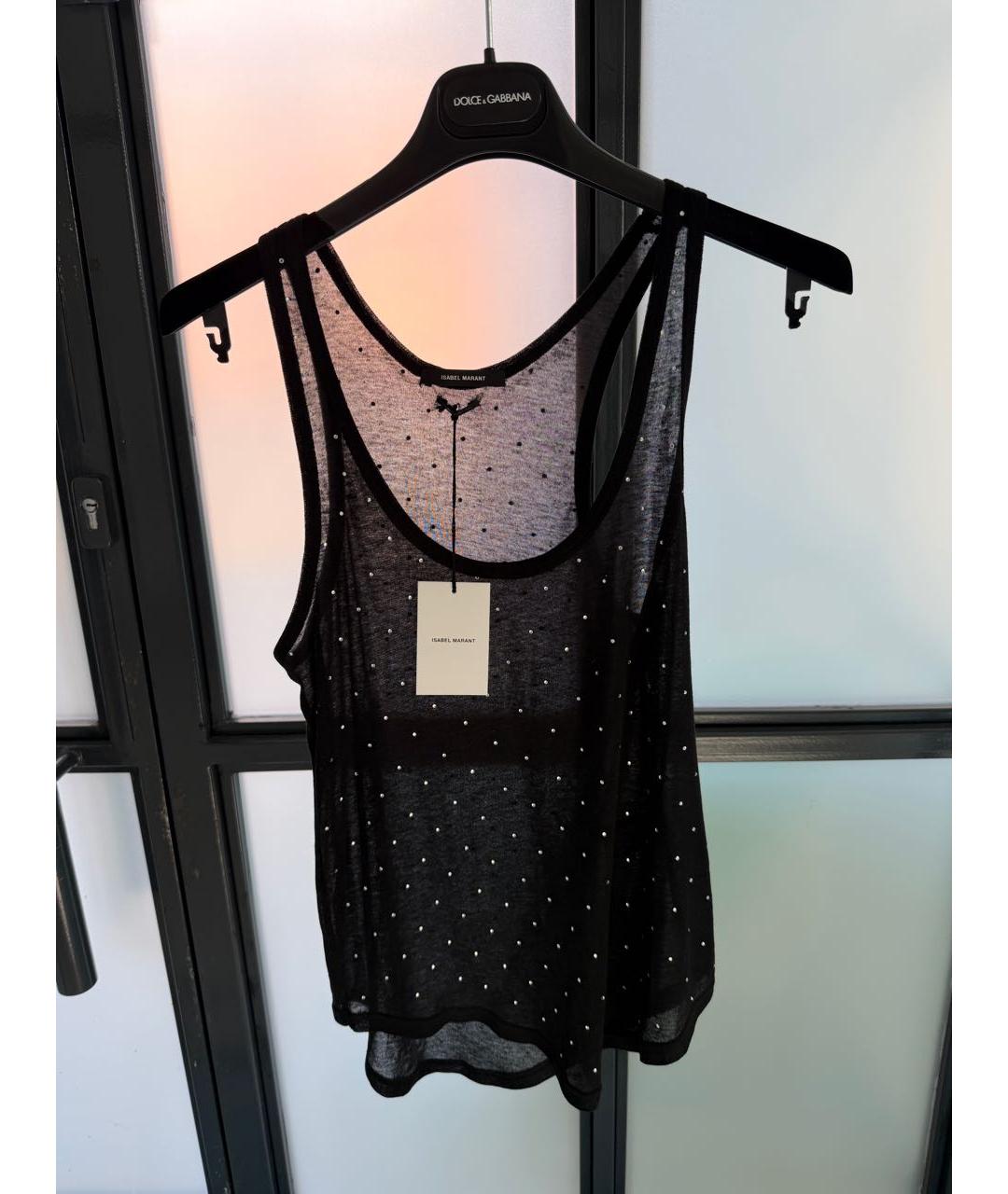 ISABEL MARANT Черная майка, фото 4