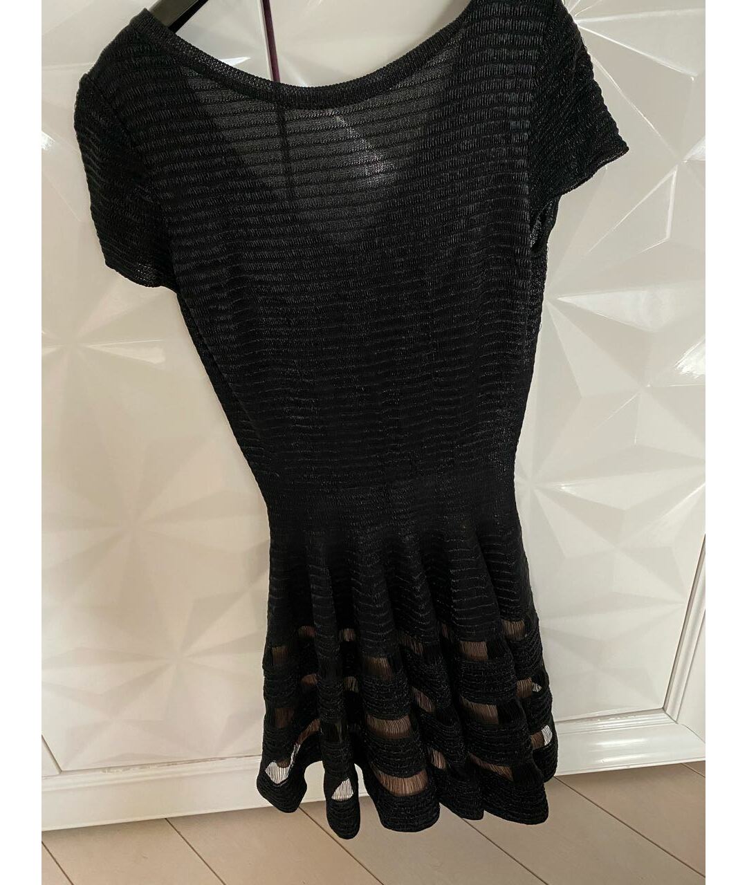 ALAIA Черное шелковое коктейльное платье, фото 3