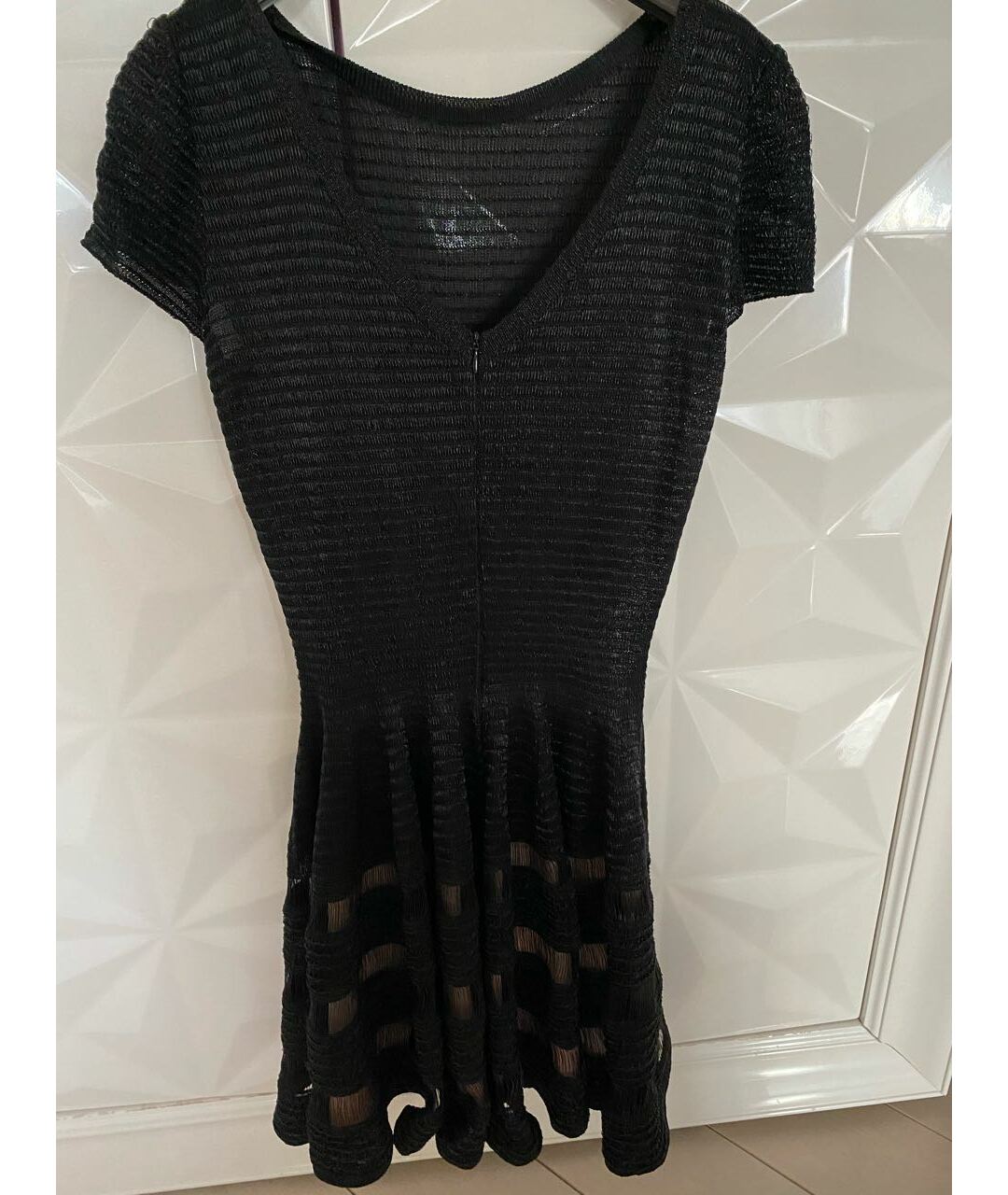 ALAIA Черное шелковое коктейльное платье, фото 2