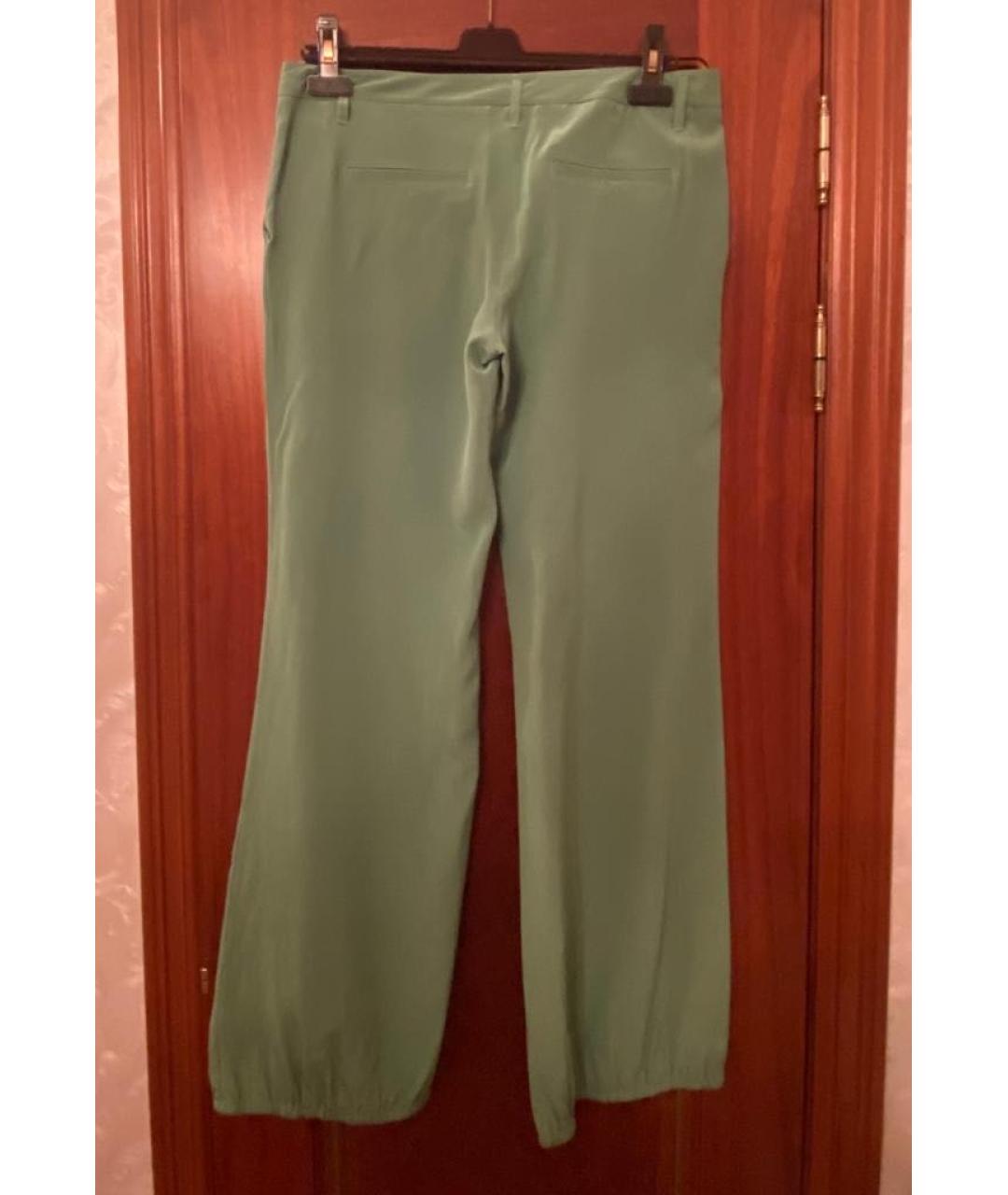 DOROTHEE SCHUMACHER Салатовый шелковый костюм с брюками, фото 6