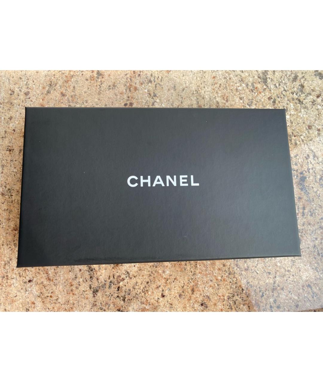 CHANEL Красный кожаный кошелек, фото 7