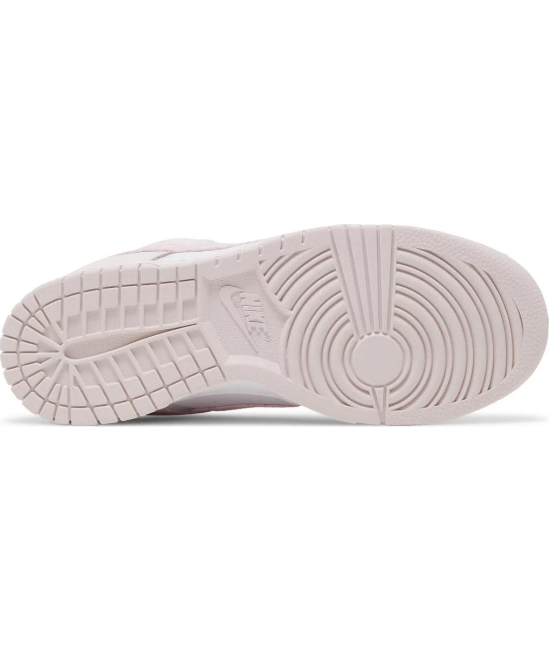 NIKE Розовые кроссовки из искусственной кожи, фото 3