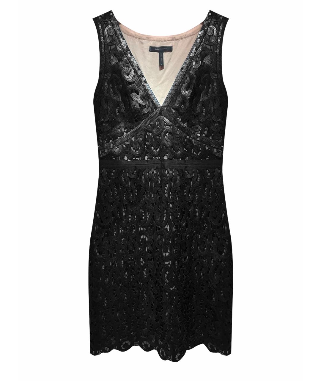 BCBG MAXAZRIA Черное полиамидовое коктейльное платье, фото 1
