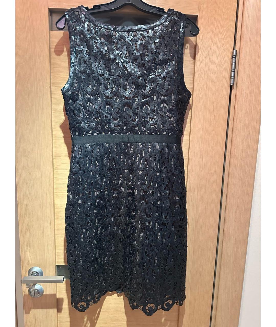 BCBG MAXAZRIA Черное полиамидовое коктейльное платье, фото 2