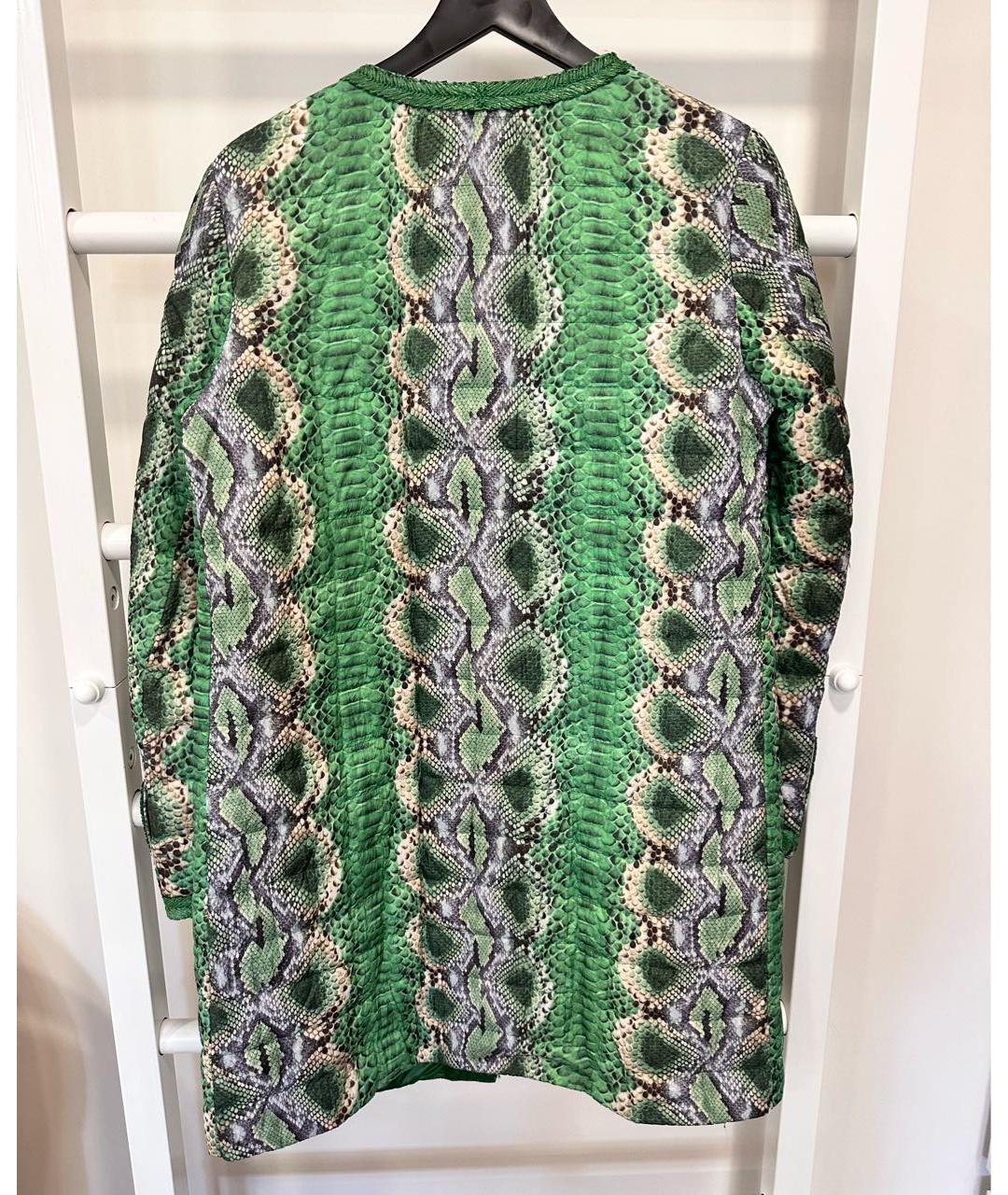 ERMANNO SCERVINO Зеленая полиамидовая куртка, фото 2