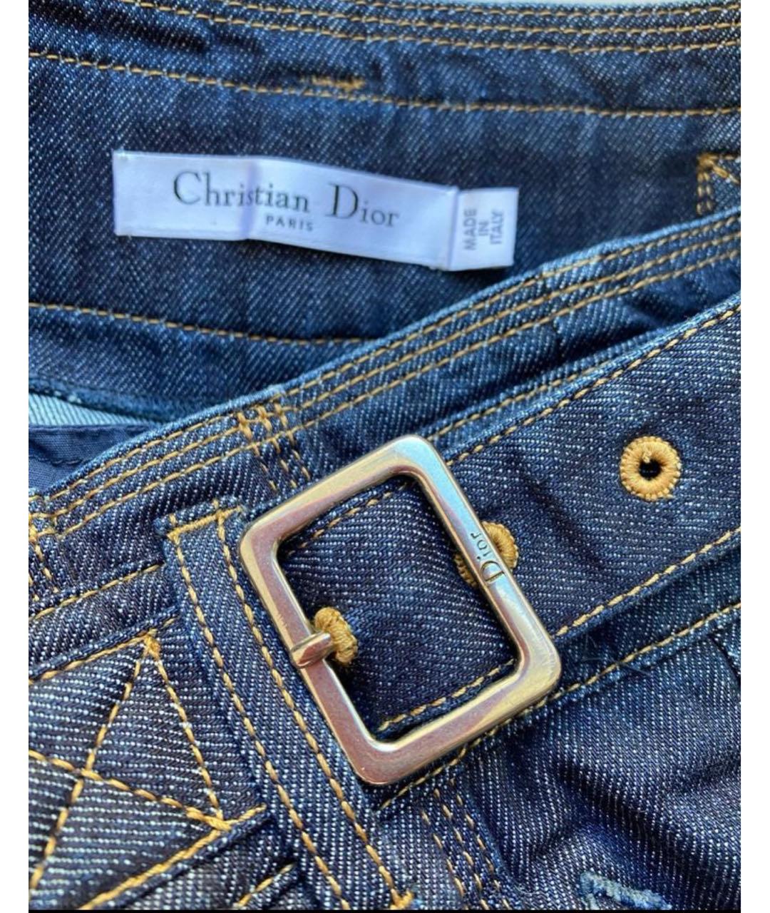 CHRISTIAN DIOR Хлопковые джинсы слим, фото 2