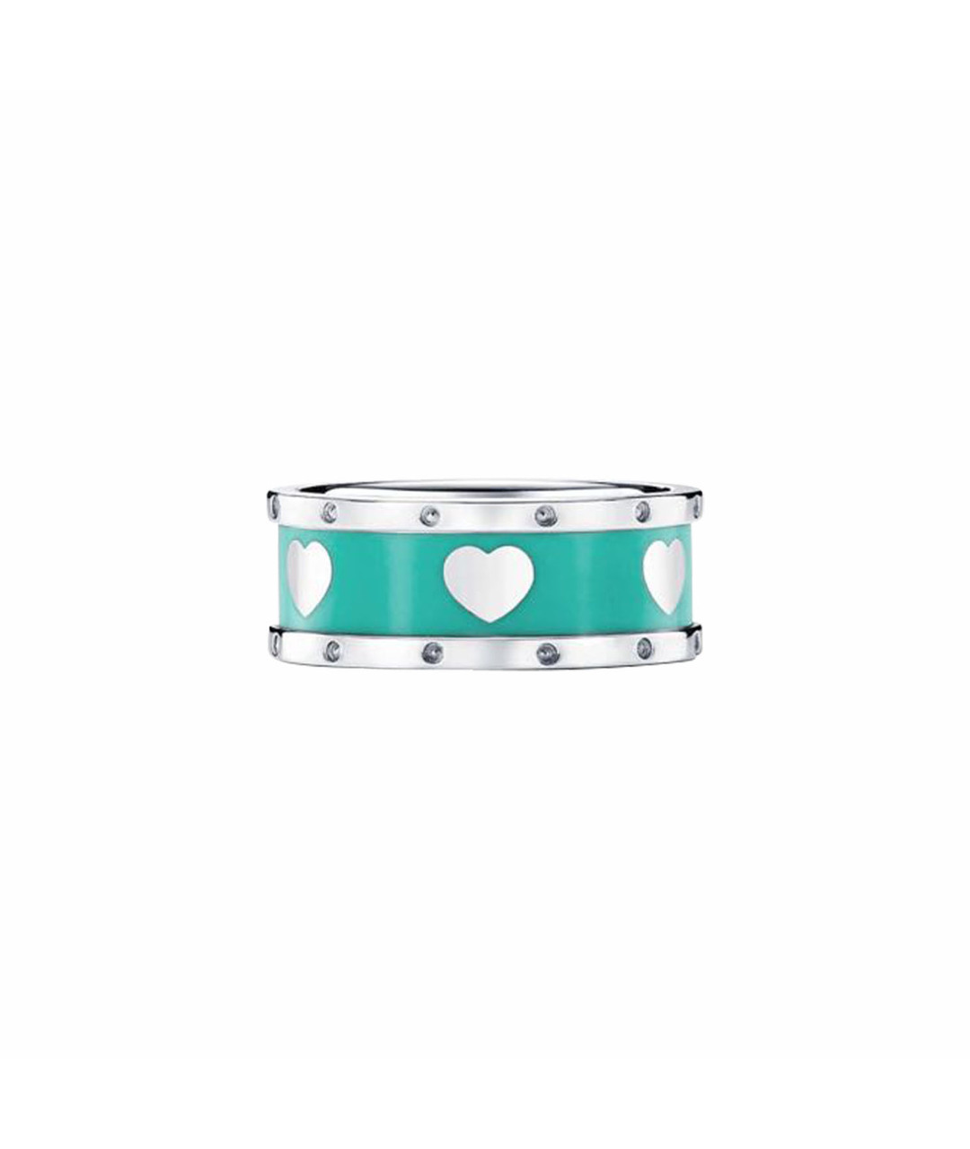 TIFFANY&CO Бирюзовое серебряное кольцо, фото 1