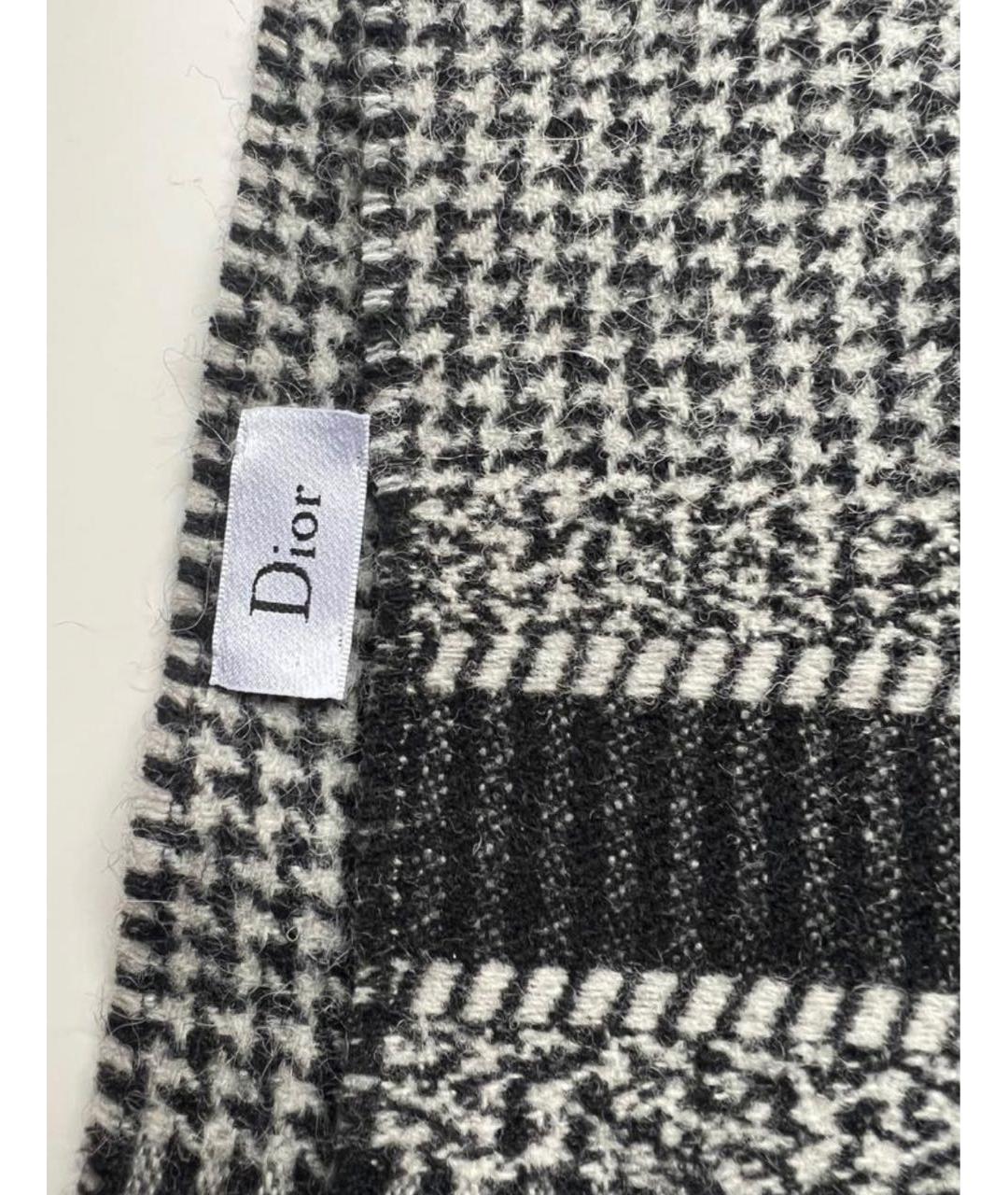 Dior hot sale houndstooth scarf