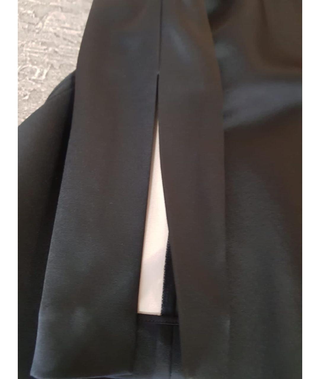 ROLAND MOURET Черный атласный жакет/пиджак, фото 6