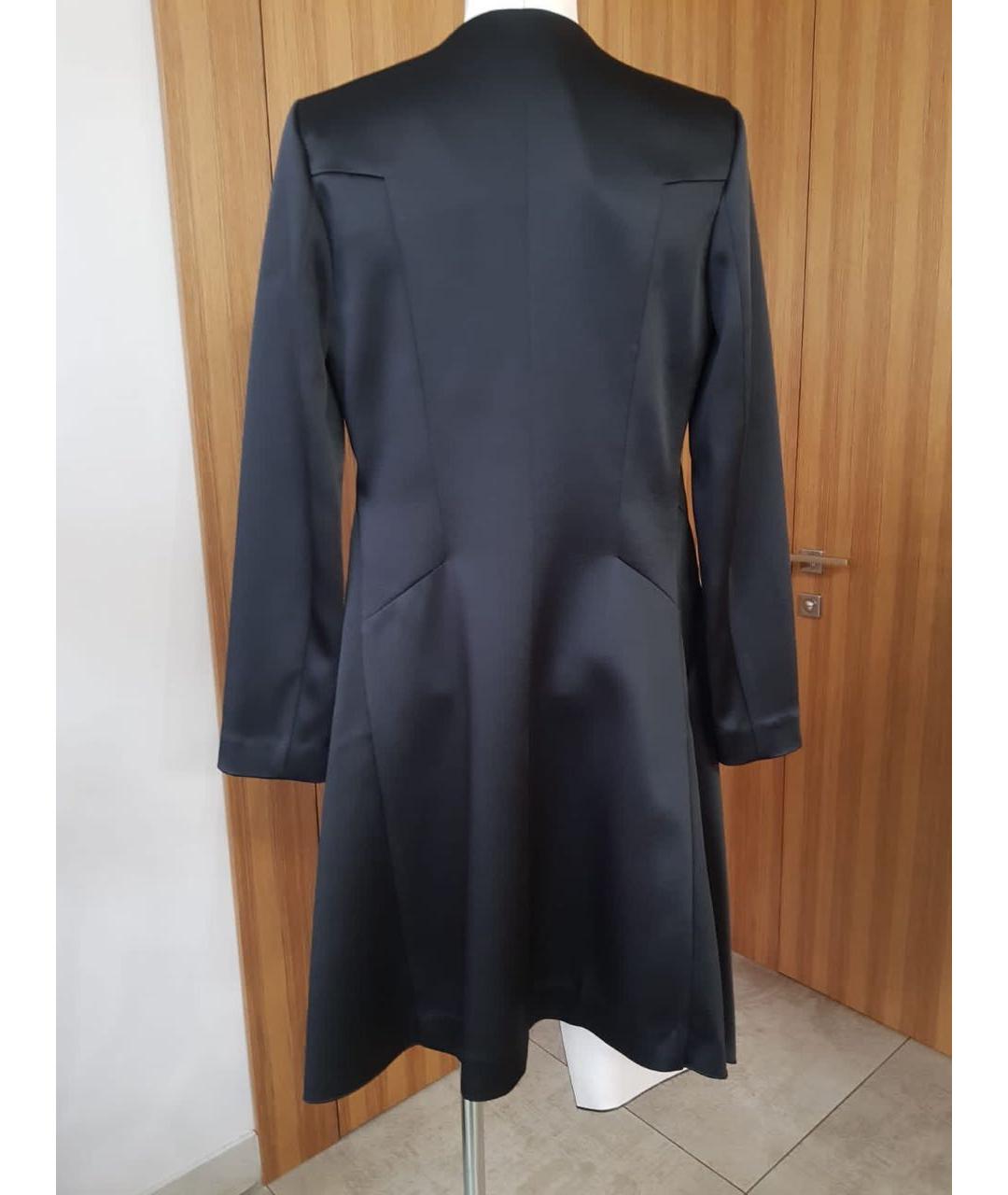 ROLAND MOURET Черный атласный жакет/пиджак, фото 3
