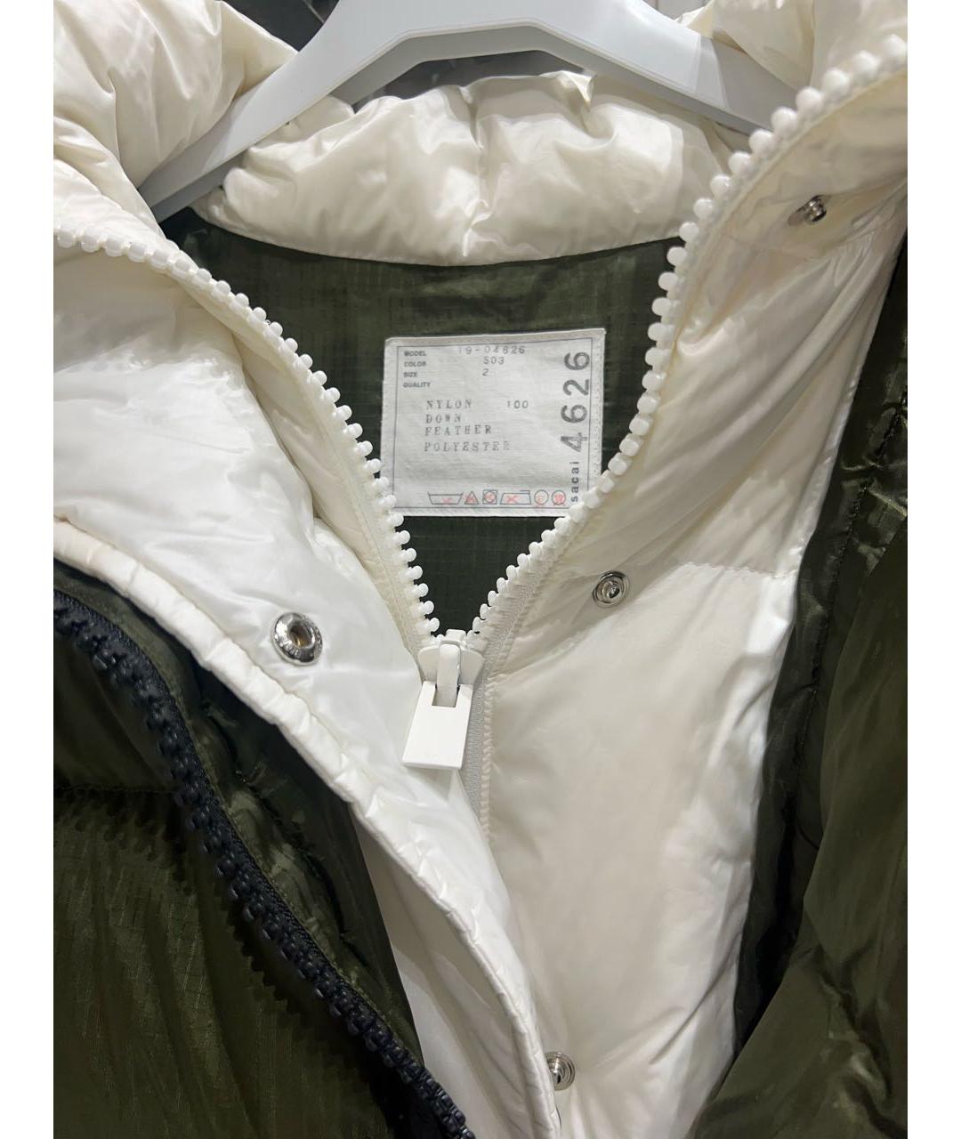 SACAI Белая полиэстеровая куртка, фото 4