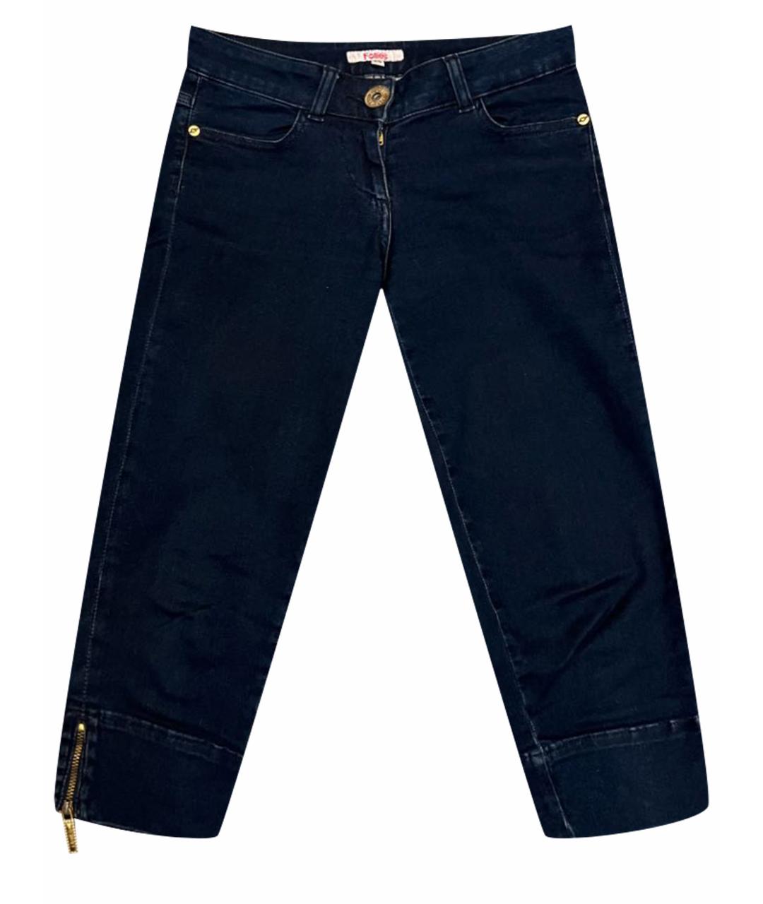 BLUGIRL Синие хлопковые прямые джинсы, фото 1