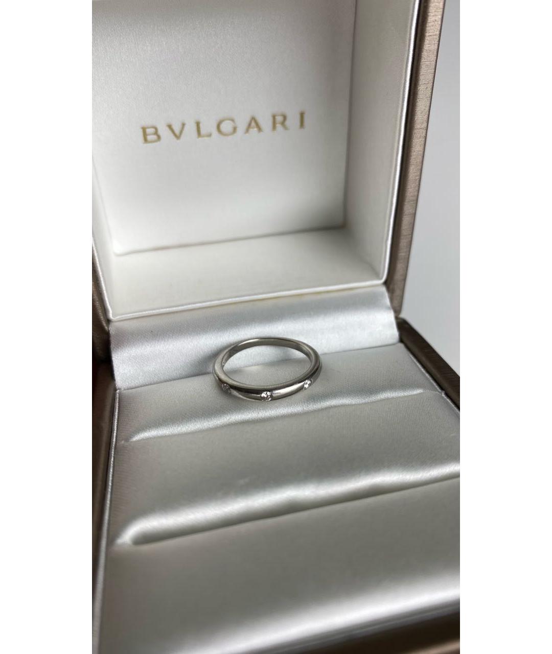 BVLGARI Серебряное платиновое кольцо, фото 3