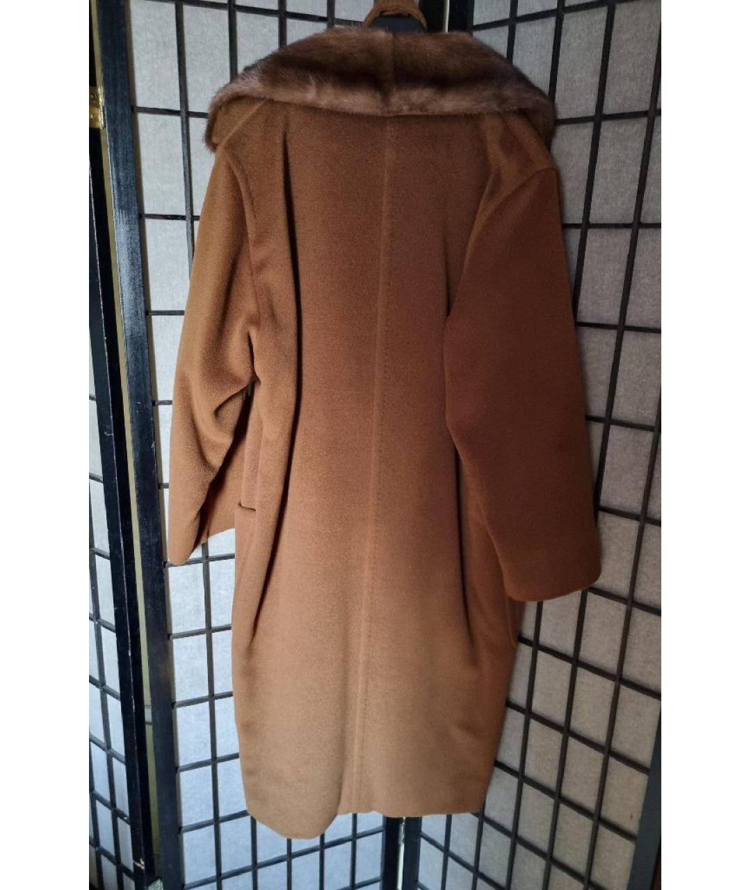 MAX MARA Коричневое шерстяное пальто, фото 2
