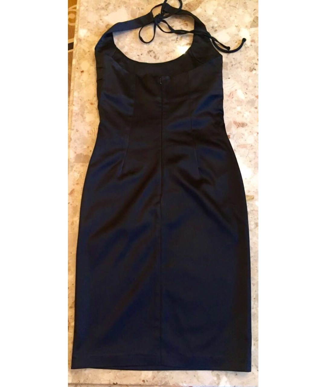 BLUGIRL Черное ацетатное коктейльное платье, фото 2