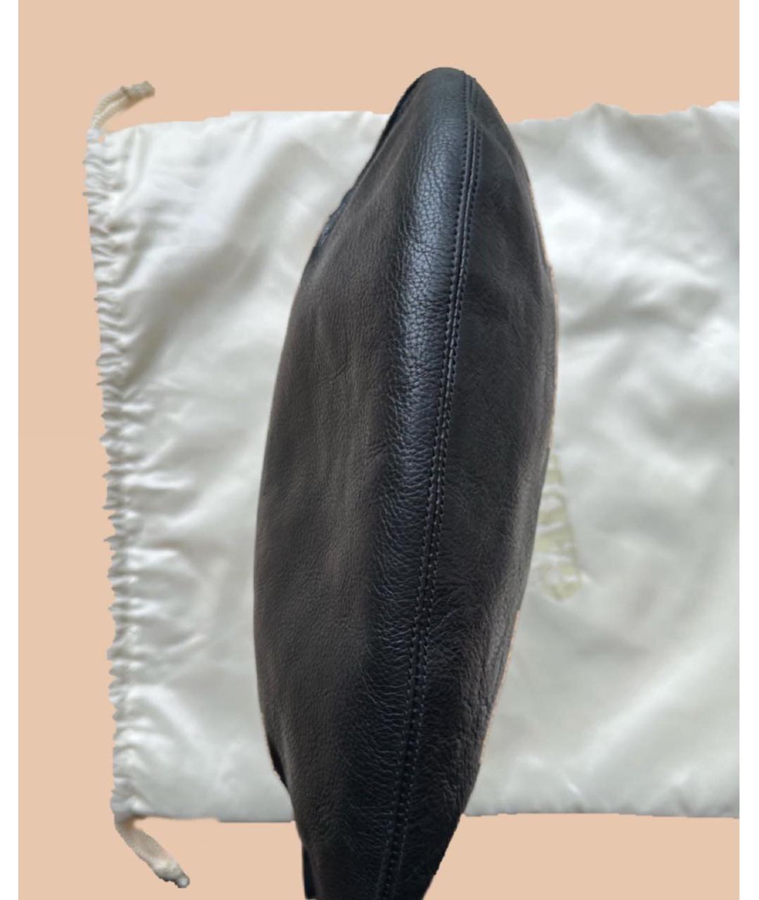 JEAN PAUL GAULTIER Черная кожаная сумка через плечо, фото 6