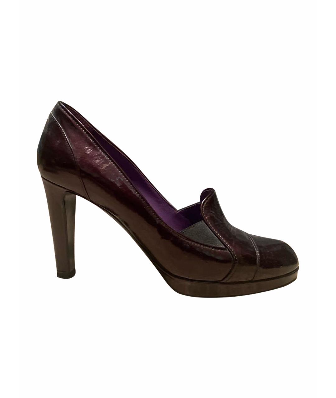 SERGIO ROSSI Фиолетовые туфли из лакированной кожи, фото 1