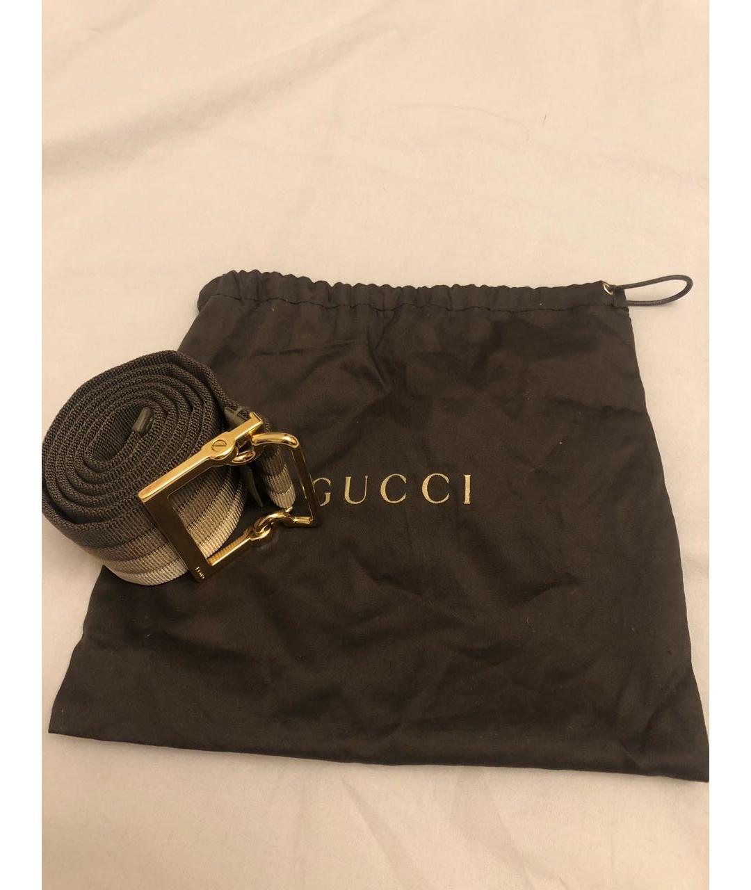 GUCCI Хаки ремень, фото 5