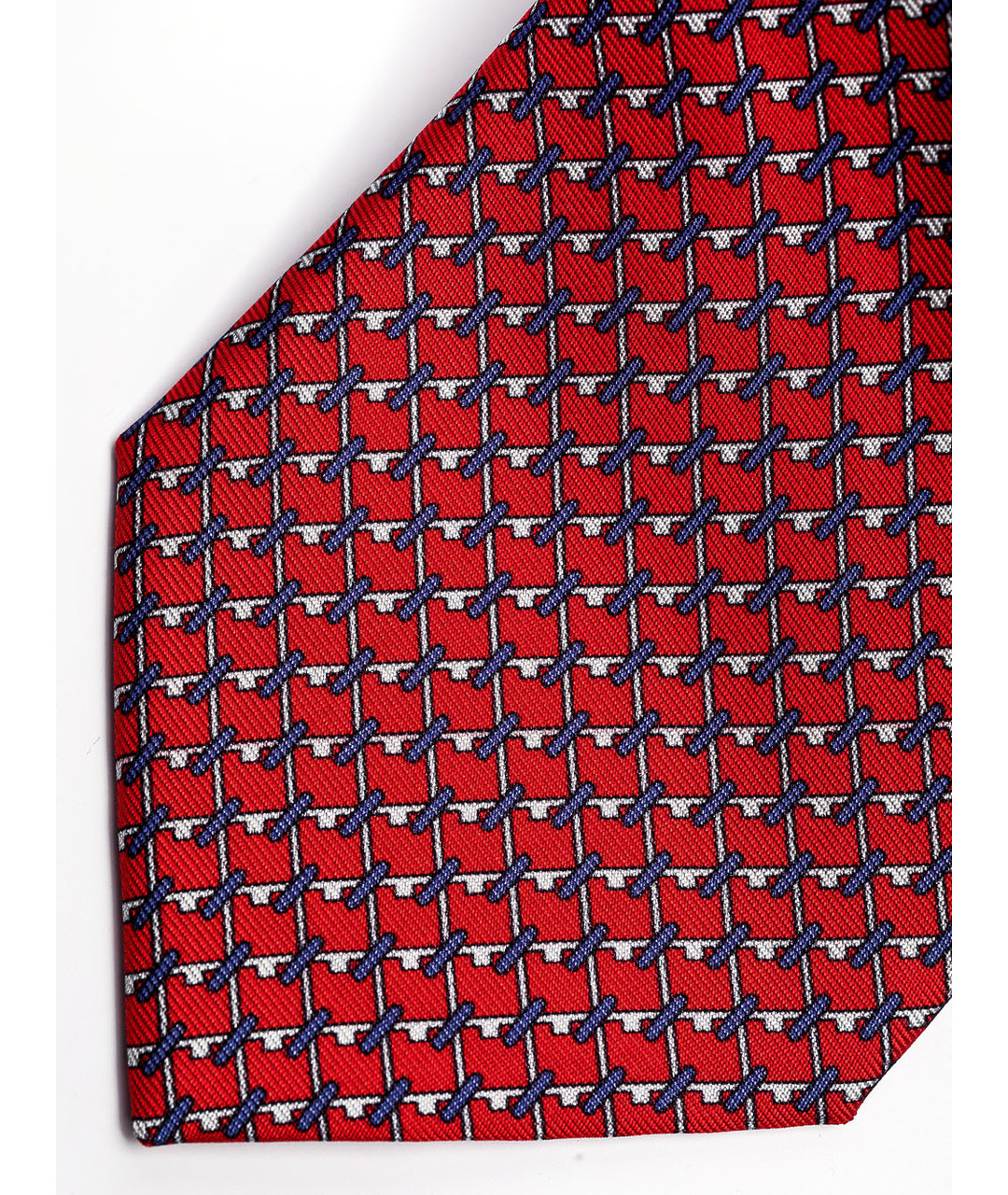 BRIONI Красный шелковый галстук, фото 3