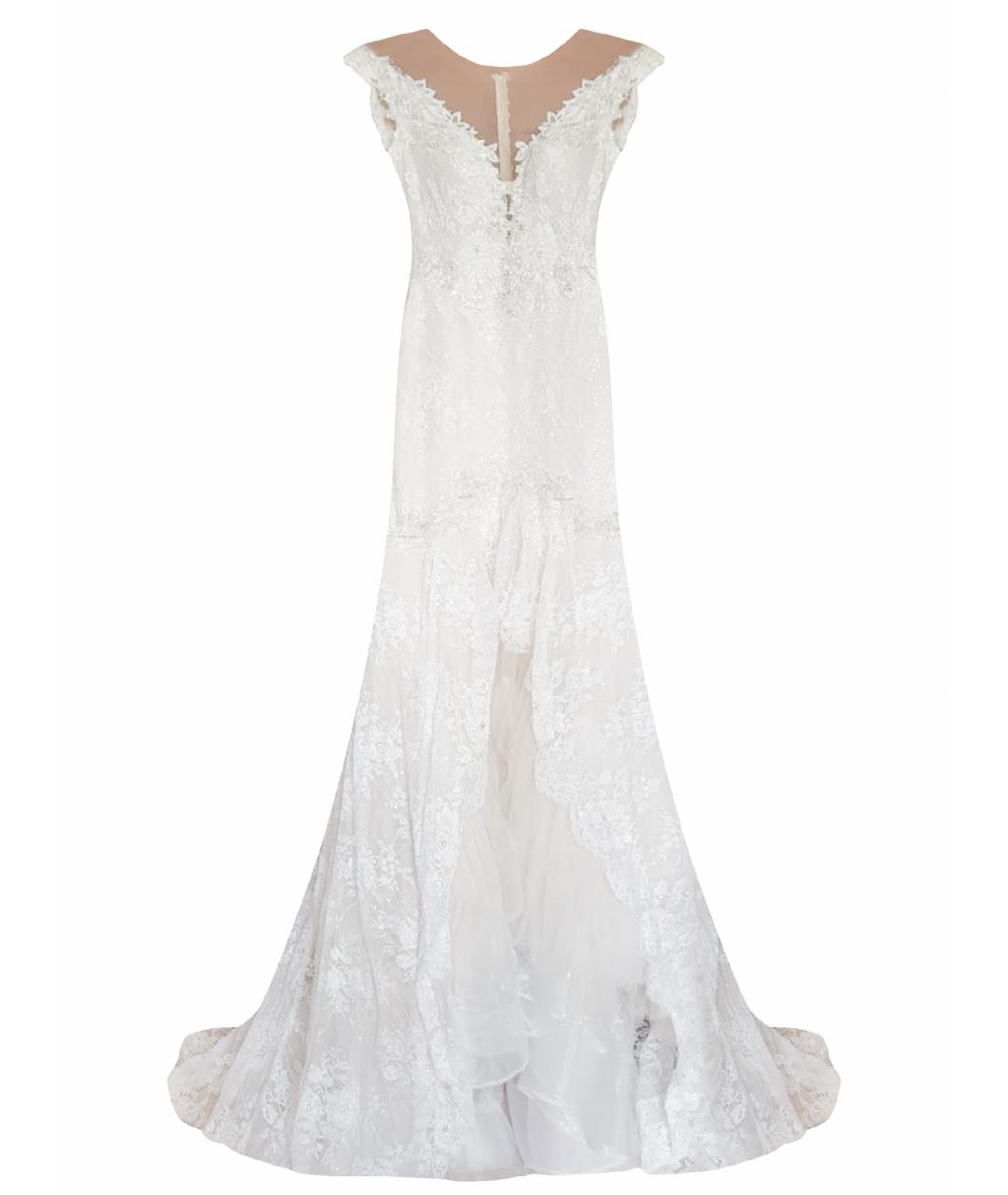 GALIA LAHAV Белое кружевное свадебное платье, фото 1