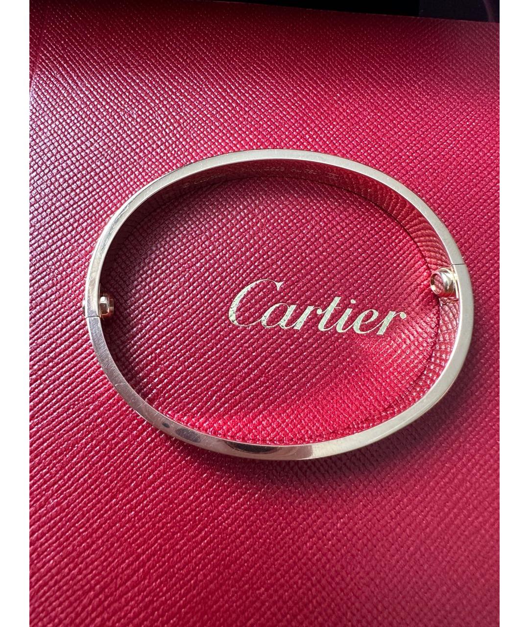 CARTIER Золотой браслет из розового золота, фото 7