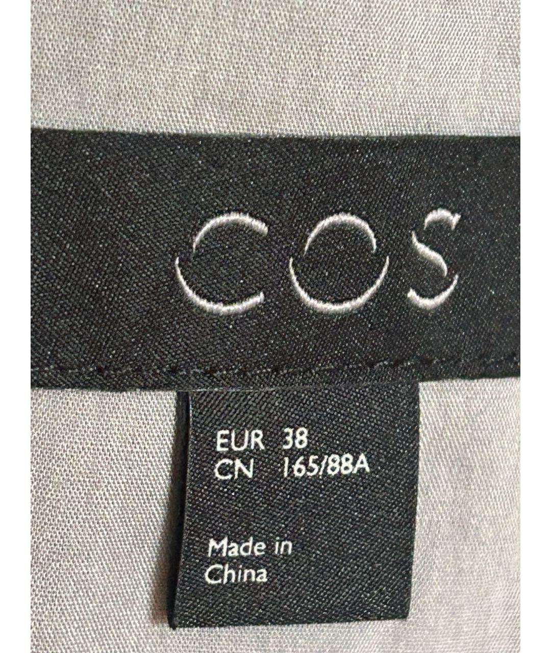 COS Серый полиэстеровый жакет/пиджак, фото 3
