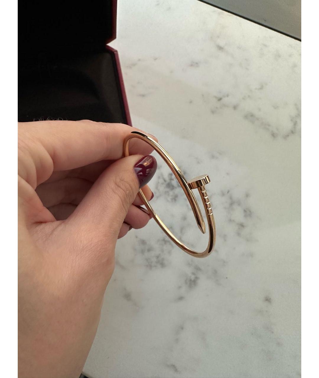 CARTIER Розовый браслет из розового золота, фото 2