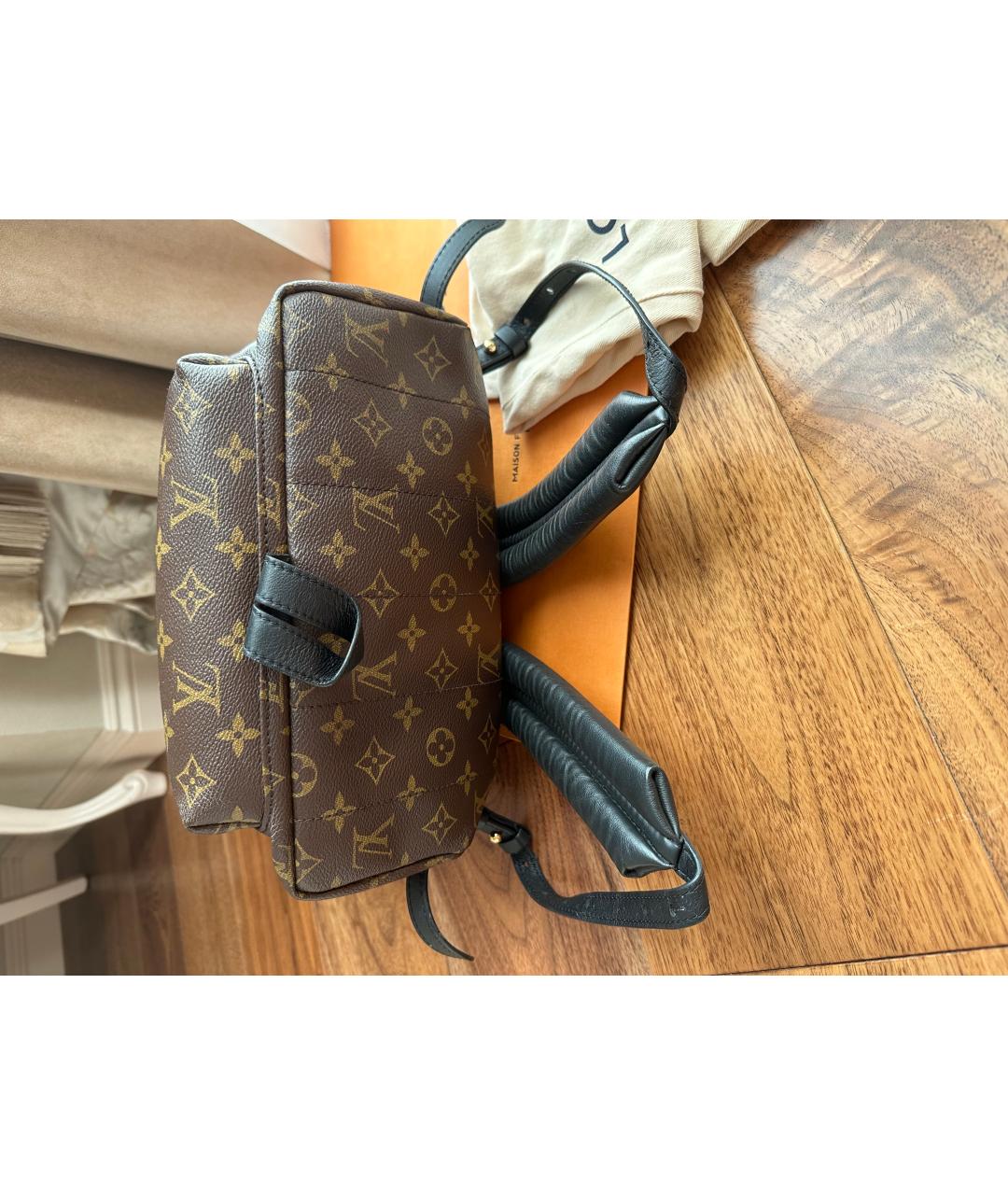 LOUIS VUITTON PRE-OWNED Коричневый рюкзак, фото 2