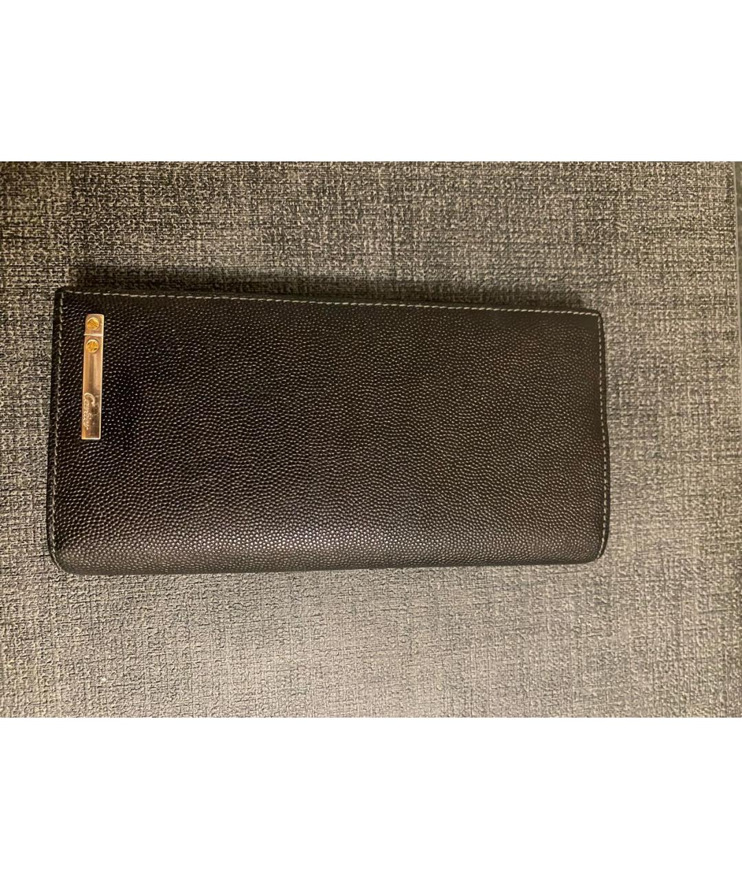 CARTIER Черный кожаный кошелек, фото 5