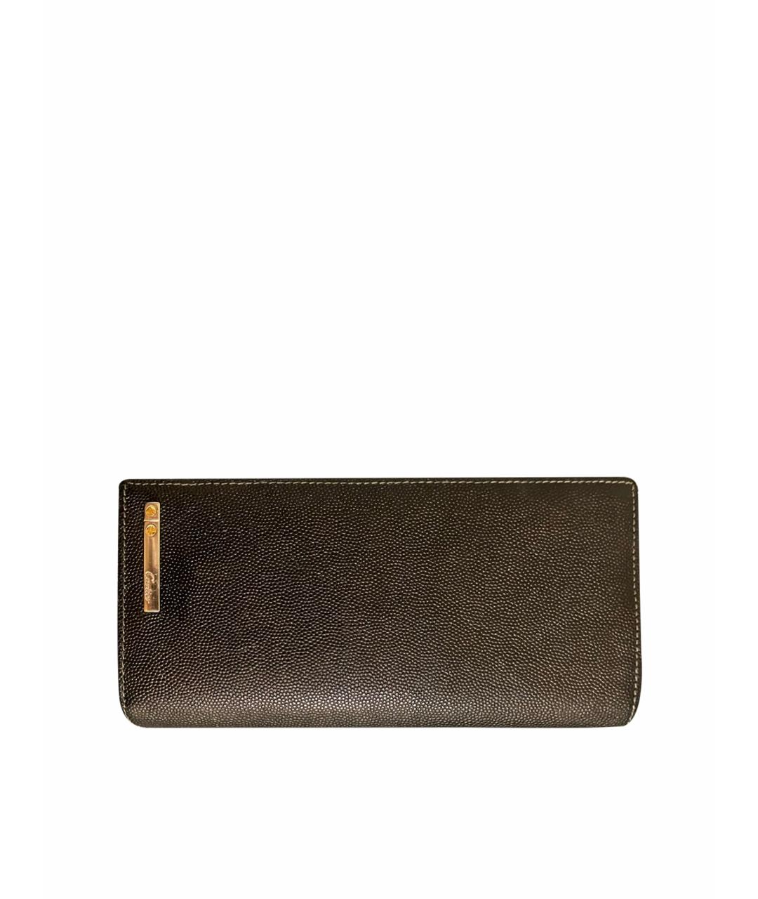 CARTIER Черный кожаный кошелек, фото 1