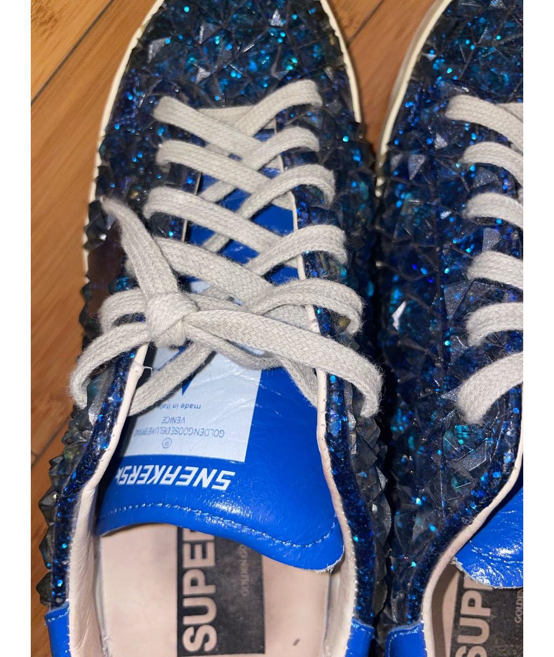 Blue glitter best sale golden goose