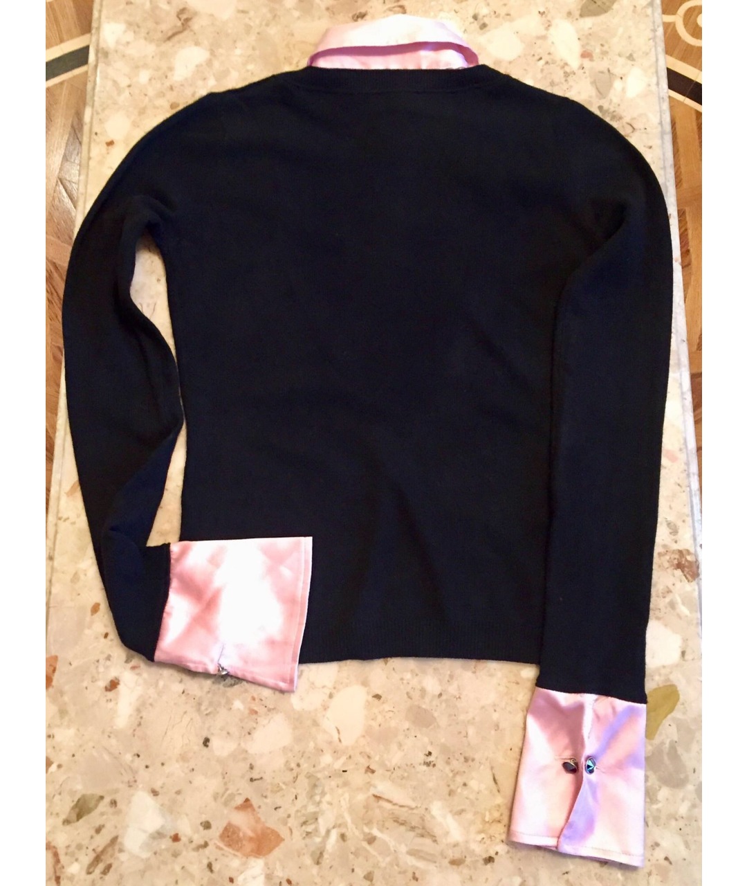 BLUGIRL Черный шерстяной джемпер / свитер, фото 2