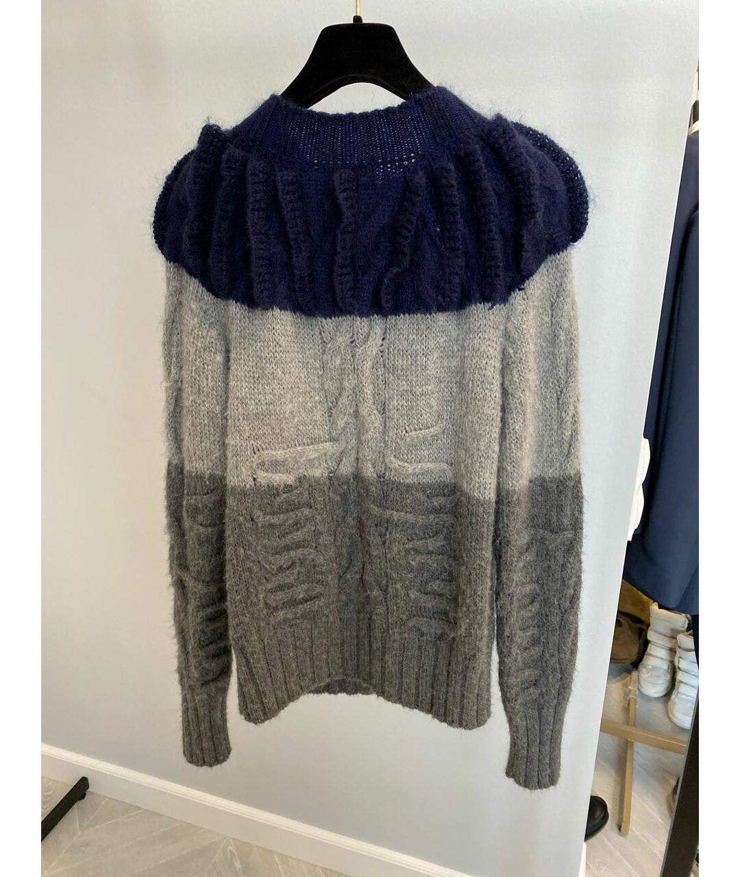 CHANEL PRE-OWNED Серый джемпер / свитер, фото 2