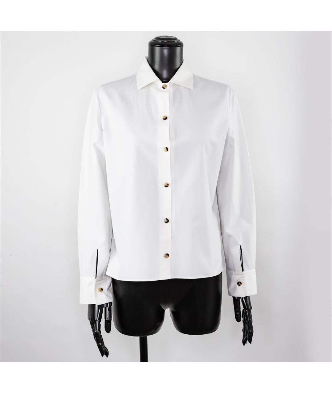 HERMES PRE-OWNED Белая хлопковая рубашка, фото 4