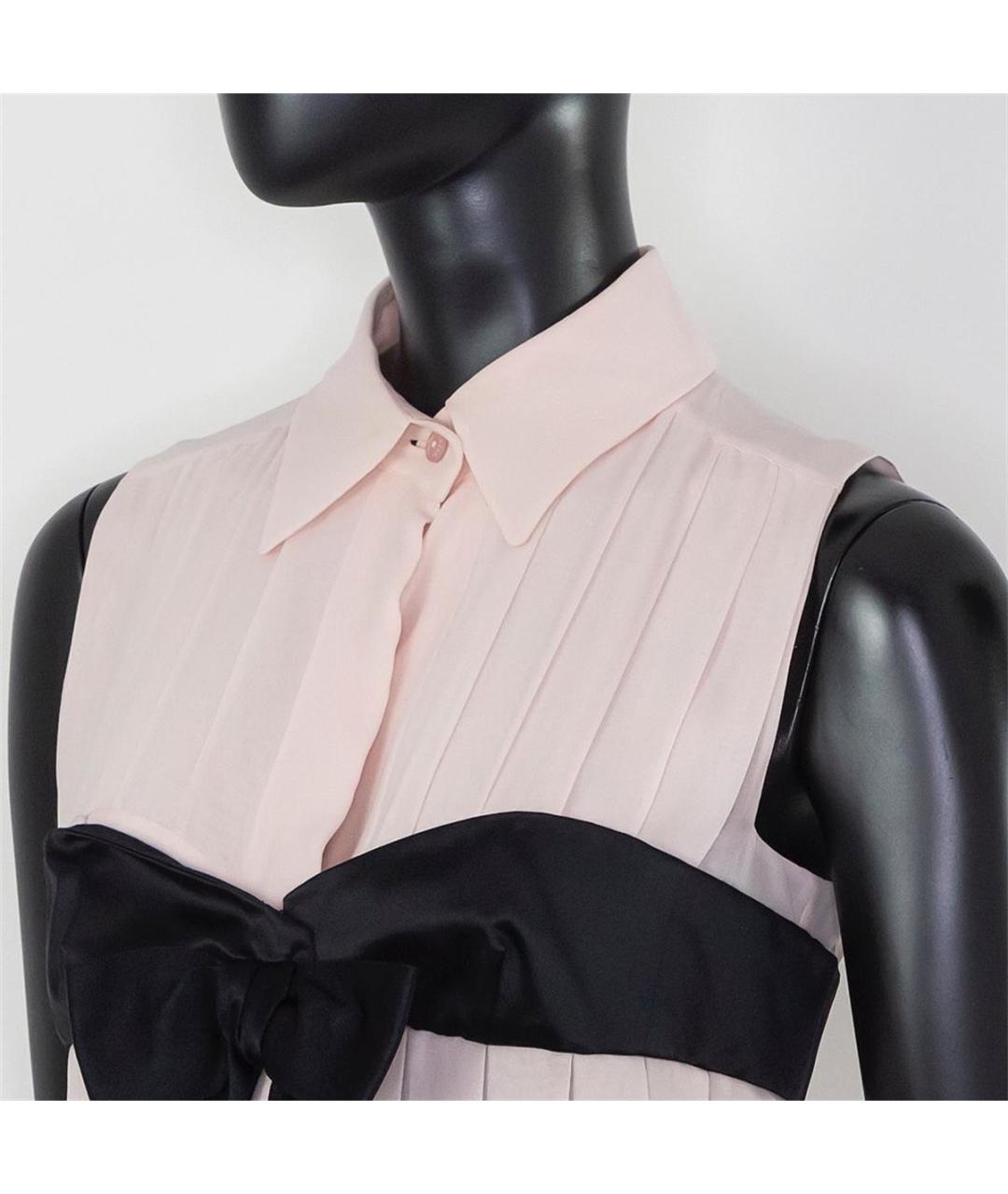 CHANEL Черное шерстяное повседневное платье, фото 2