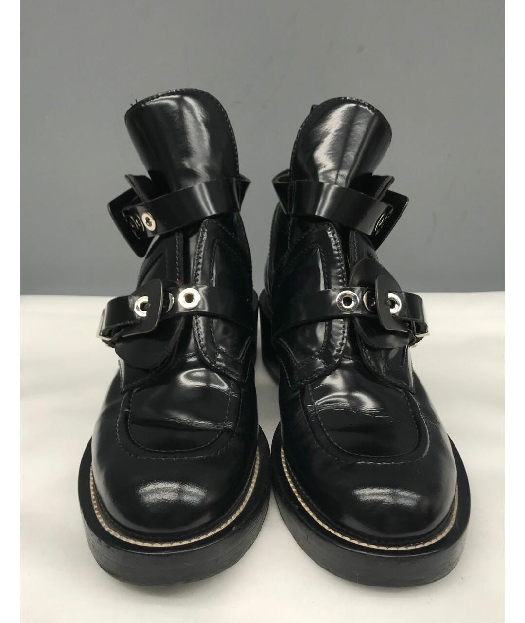 BALENCIAGA Черные высокие ботинки, фото 2