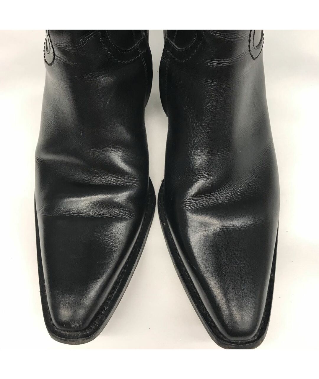 DSQUARED2 Черные кожаные высокие ботинки, фото 3