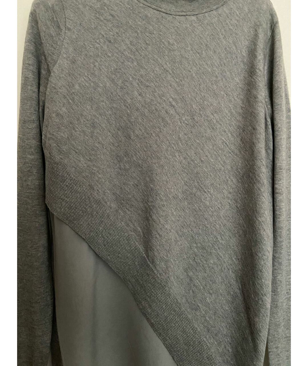 SPORTMAX Серый шерстяной джемпер / свитер, фото 3