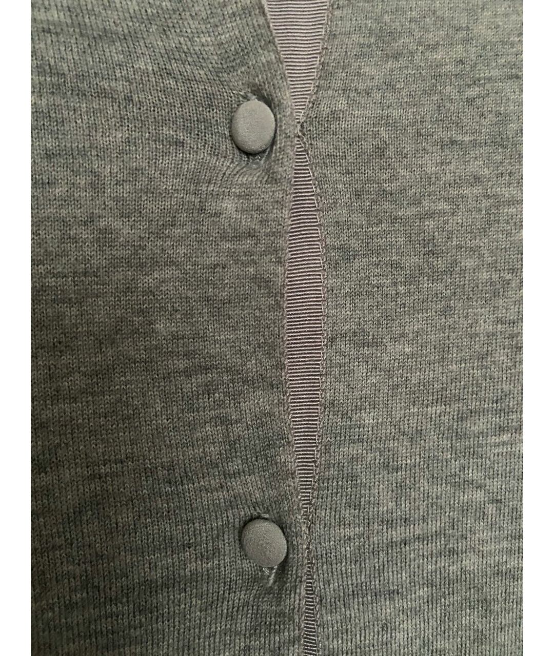 SPORTMAX Серый шерстяной джемпер / свитер, фото 4