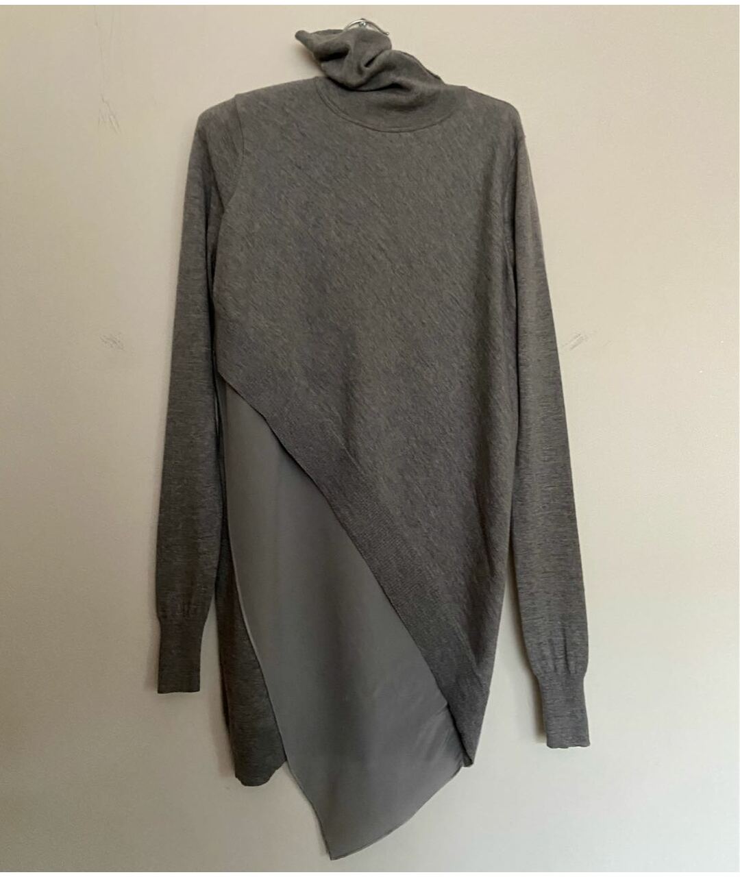 SPORTMAX Серый шерстяной джемпер / свитер, фото 7