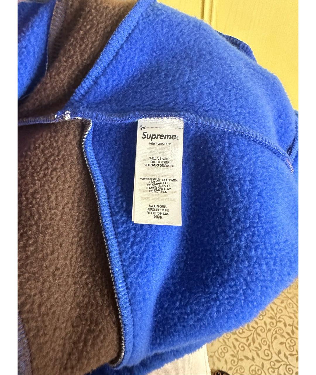 SUPREME Синяя спортивная куртка, фото 5